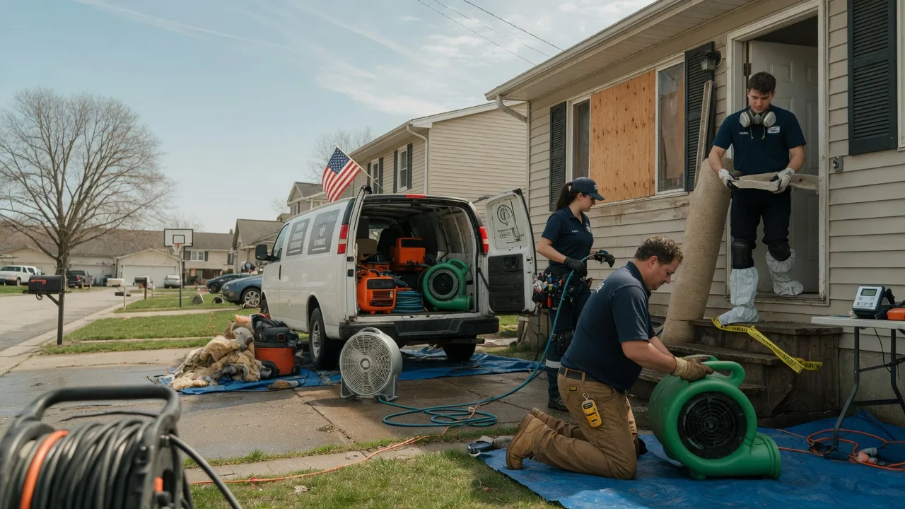 Water Damage Restoration in Belleville, MI near me
